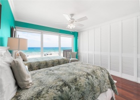 1st Guest Bedroom with Beach & Gulf Views...