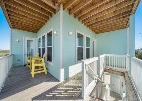 covered decks with bayou and bay view