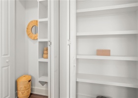 Separate pantry with lots of storage!