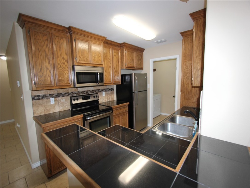 Granite counter bar.