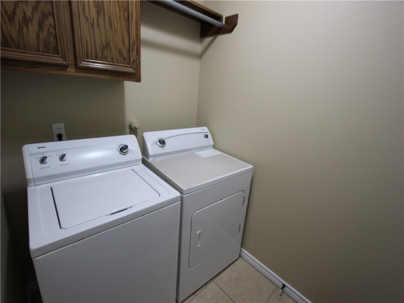 Laundry room.