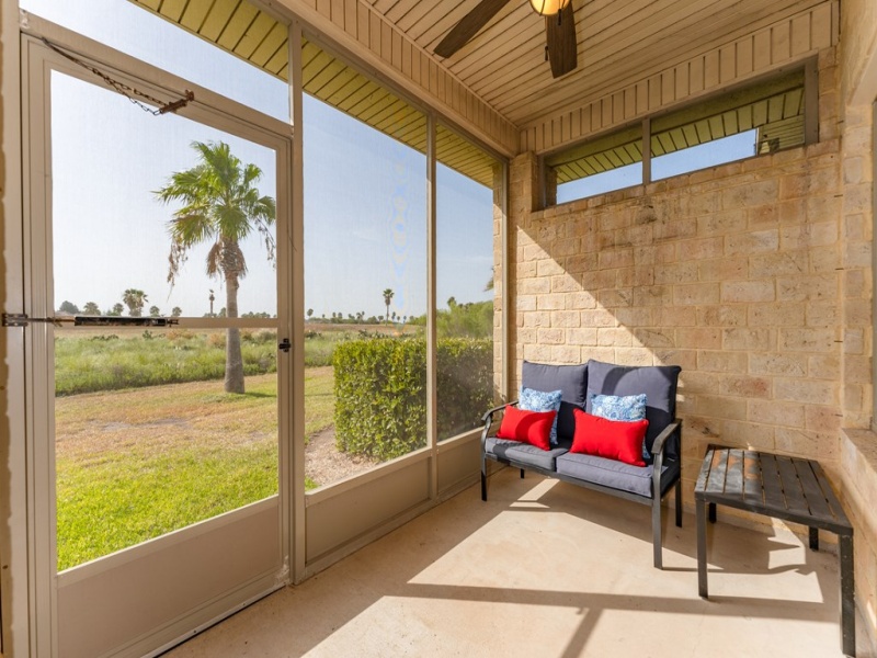 Screened patio