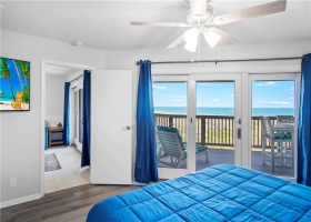Primary Bedroom with breath taking views of the Gulf!