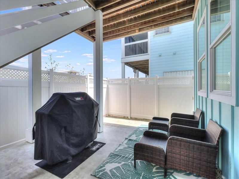 First floor patio