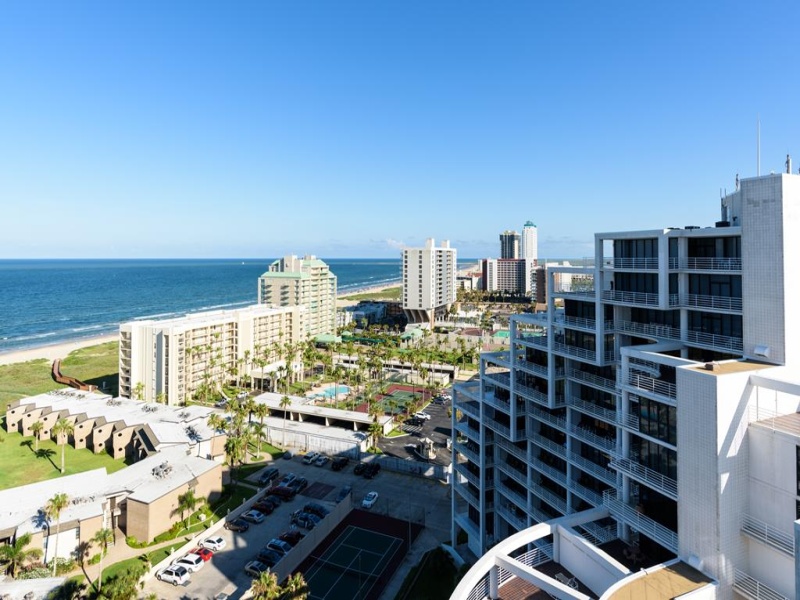 Wrap-Around Balcony View of the Beach