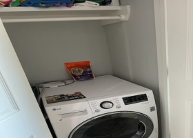 Washer and dryer combo included