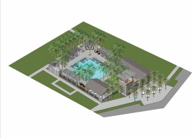 Rendering for Phase 4 Pool Complex