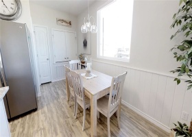 Dining area off kitchen.
