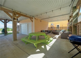 Space has been reserved for enjoying the shade underneath the home. Room to barbeque and eat outside.