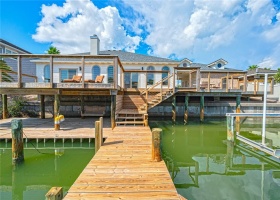 deck walkway could lead to your boat lifts and cleaning station. Currently there are no functioning boat lifts in place.