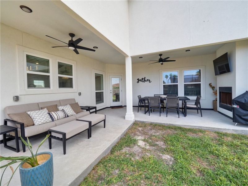 Large Covered Patio