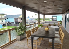 Large Back Deck Virtually Staged