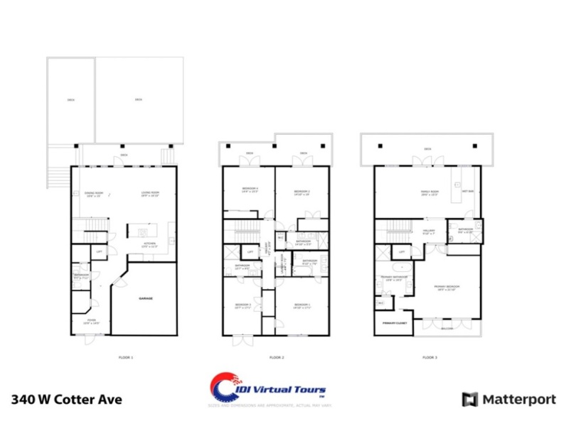 340 W Cotter floor plan