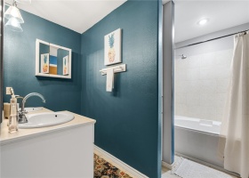 Dual sinks and bath/shower in Primary Bathroom.