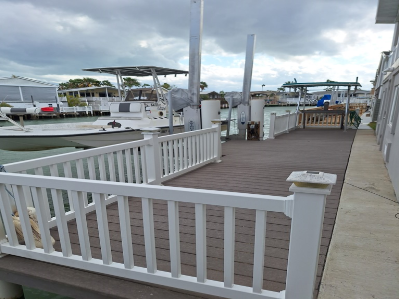Boat dock and lower deck
